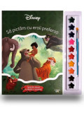 Disney. Să pictăm cu eroii preferați. Carte de colorat cu pensulă și acuarele - Paperback brosat - Disney - Litera mică