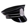 șapcă Deghizare Polițist, Negru, Poliester, Oem