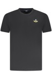 Cumpara ieftin Armati Di Mare Tricou barbati din bumbac cu mini logo, negru (Marime: S)