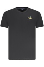 Armati Di Mare Tricou barbati din bumbac cu mini logo, negru (Marime: M) foto