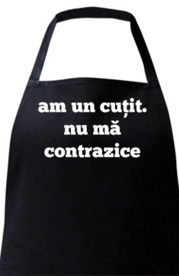 Sort personalizat Bucatar, Am un cutit foto