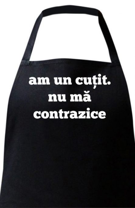 Sort personalizat Bucatar, Am un cutit