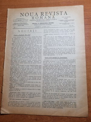noua revista romana 29 mai 1911-ziarul romanul din arad,art. octavian goga foto