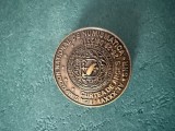 Insigna simpozion numismatica Curtea de Arges 2019