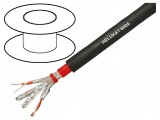 Cablu de rețea HELUKAT 600A S/FTP 4x2x23AWG PVC Negru