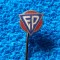 Insigna metalica fotbal - &quot;ELECTROPUTERE&quot; CRAIOVA (argintie)