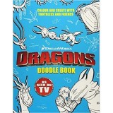 Dragons Doodle Book - Carte Copii Colorat si Desenat cu Hiccup Toothless in Engleza
