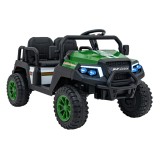 Buggy Champion electric, 4 locuri, 2x200W, baterie 24V9Ah, 3 viteze, panou audio, faruri, roti spuma EVA