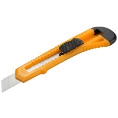 Cutter cu lama cu clic 18x100 mm plastic, Tolsen