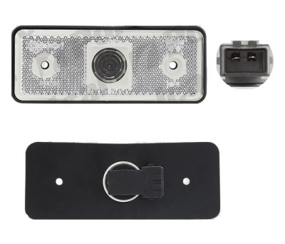 Lampa gabarit MERCEDES SPRINTER 208-414, 01.1995-12.2002, VW LT II 05.1996-12.2005, fata, partea stanga=dreapta, EU, dreptunghiular; montare surub cu foto
