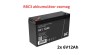 Pachet de baterii de &icirc;nlocuire APC RBC3 (2x 6V 12Ah)