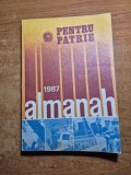 almanah pentru patrie - din anul 1987
