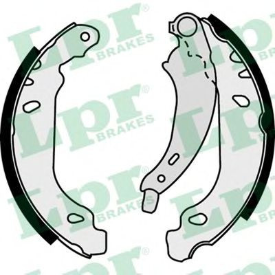 Set saboti frana PEUGEOT 206 SW (2E/K) (2002 - 2016) LPR 07430 foto