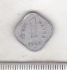 Bnk mnd India 1 paisa 1966, Asia