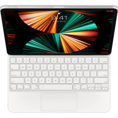 Tastatura Magic Keyboard (2021) pentru iPad Pro 12.9 inch - Alb - MJQL3 foto