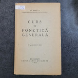 Alexandru Rosetti - Curs de fonetica generala (1930)