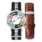 Cumpara ieftin Ceas Daniel Wellington, Steven Harrington DW00100736, Set cu Bratara suplimentara - Marime universala
