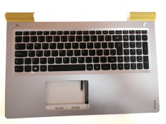 Carcasa superioara palmrest cu tastatura iluminata Laptop Lenovo IdeaPad 700-15 UK foto