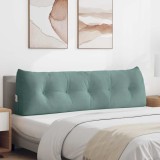 vidaXL Perna pentru spate Verde Mării 160 x 24 x 50 cm Catifea 42014555