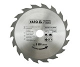 Disc fierastrau wolfram pentru lemn 160 mm x 18T YATO