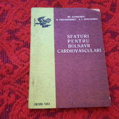 ST. GAVRILESCU - SFATURI PENTRU BOLNAVII CARDIOVASCULARI RF5/4