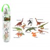 Cutie cu 10 minifigurine Dinozauri - set 3