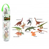 Cutie cu 10 minifigurine Dinozauri - set 3