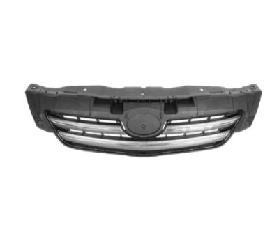Grila radiator Toyota Corolla (E14/E15), 03.2007-06.2010 Model EUROPEAN, cu ornament cromat, grila fata negru 5310002200, 811705-3 foto