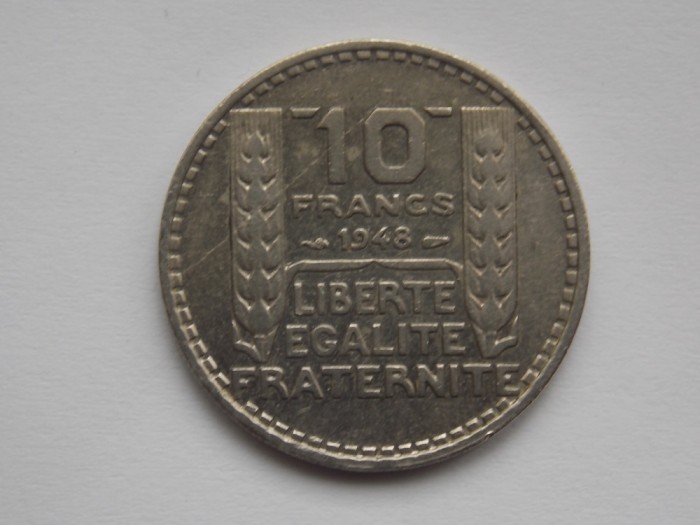 10 FRANCS 1948 FRANTA