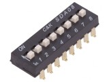 Comutator DIP-SWITCH 8 Secțiuni OFF-ON 24VDC
