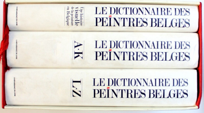 LE DICTIONNAIRE DES PEINTRES BELGES DU XIV e SIECLE A NOS JOURS , VOL. I - III , 1995