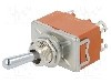 Intrerupator basculant, 2 pozitii, mod comutare ON-OFF, DPST, PANASONIC - T215KULCSAFJ