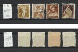 Elvetia MNH 1915 - MI 124/27 - supratipar L