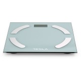 Cantar corporal de diagnostic Tesla BS301WX,180kg, baterii 2xAAA, 30x30cm, Alb