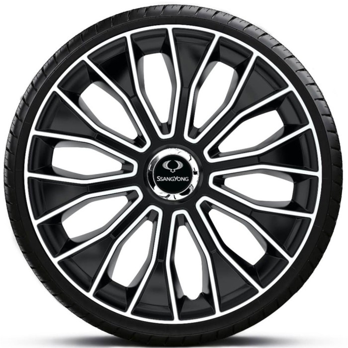 Set 4 Capace Roti Autohelix MSA&reg;, potrivite jantelor de R15, pentru Ssangyong, model VOLTEC PRO