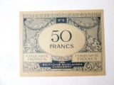Rara! Franta 50 Francs 1946 UNC editie scolara Chambery,bancnota din imagini la cel mai mic pret