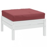 VidaXL Pernă de paleți, melanj roșu, 60x60x9,5 cm, material textil