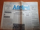 Adevarul 28 ianuarie 1990-inceputul procesului comunistilor