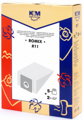 Sac aspirator Romix OC 12 WORKI, hartie, 5X saci + 2X filtre, KM foto