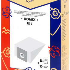 Sac aspirator Romix OC 12 WORKI, hartie, 5X saci + 2X filtre, K&M