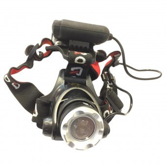 Lanterna frontala cu led, putere 10W, 450 lm, 4XAA, aluminiu foto
