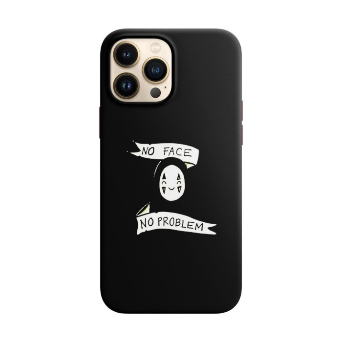 Husa compatibila cu Apple iPhone 13 Pro Max model No face no problem, Silicon, TPU, Viceversa