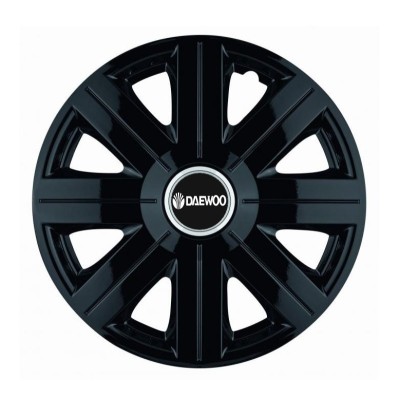 Set 4 Capace Roti, potrivite jantelor de R14, pentru Daewoo, model Cosmos Negru foto