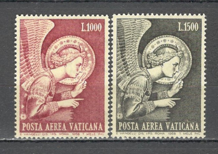 Vatican.1968 Posta aeriana-Arhanghelul Gabriel SV.455
