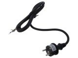 Cablu PLASTROL 3x1mm&sup2; Schuko CEE 7/7 2m W-77025 mufa gumă