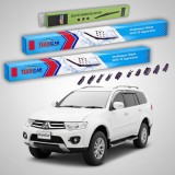 Cumpara ieftin Ștergătoare Mitsubishi Pajero Sport II (KH/KG) 2008-2016 | Set Față și Spate Flat Premium &ndash; TeamCar&reg;