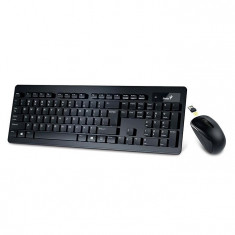 Kit tastatura si mouse Genius SlimStar 8005 wireless, negru foto