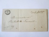 Rară! Scrisoare istorică circulată Galatz/Moldova-Tekutsch/Moldova 1864