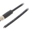 Conector M8 tată 4 pini cu cablu 1m