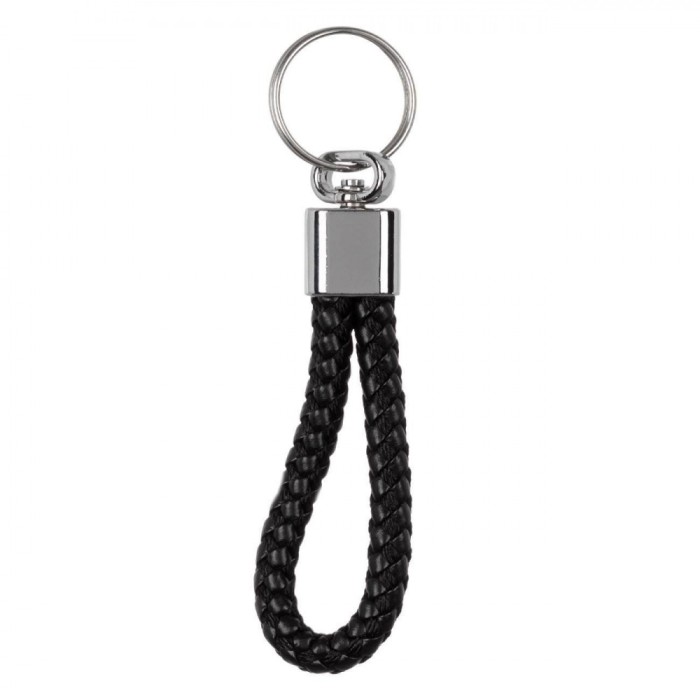 Breloc Bărbați, PU, Lungime 10cm, Culoare Negru